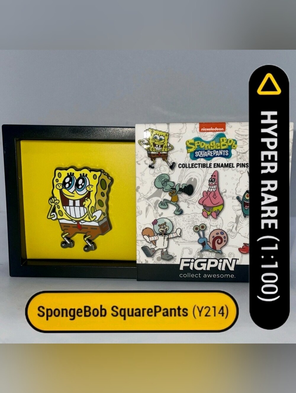 Figpin Mystery Series Spongebob - SpongeBob ✨ Hyper Rare ✨Locked Y214